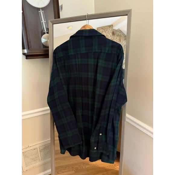 GFC Trading Co Buffalo Plaid Flannel Shirt Men XL Green - Picture 4 of 5